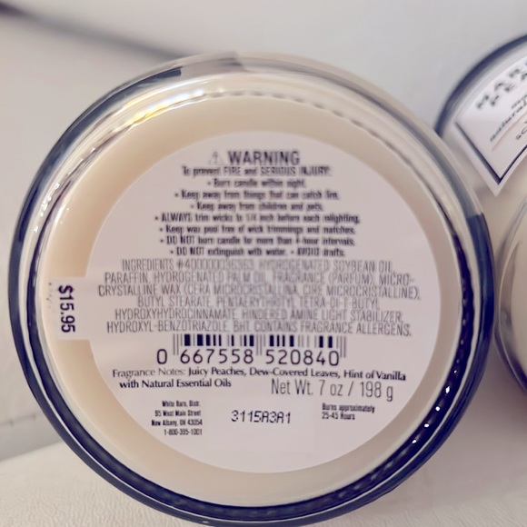 Market Peach Candles! - Picture 3 of 3